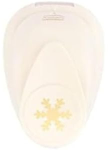 Vaessen Creative Craft Paper Punch - Snowflake - 9 x 10 mm - Circle Cutter for Crafting and Card Making