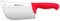 Arcos Cuchillo Carnicero Cleaver - Cuchillo Carnicero - Hoja Acero Inoxidable 8 - Mango Polipropileno - Plateado -istema Identificación Color - Resistente y Higiénico -erie 2900 - Color Rojo