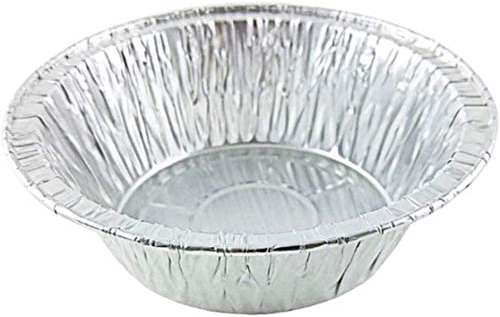 Durable Packaging 5 3/4 Deep Aluminum Foil Chicken Meat/Pot Pie Pan 50/Pk -Disposable Baking Tins (Pack of 50)
