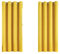 MRTREES Blackout Curtains Bedroom 54 Drop 2 Panels Mustard Yellow Eyelet Thermal Curtain for Living Room Soft Texture Window Treatments for Kids 46x54 Inch 117x137 CM