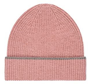 Timezone Unisex Hat Beanie-Mütze, Rose beige Melange, OS