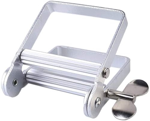 Spremi Dentifricio Manuale, Spremi Tubetto Dentifricio, Tube Squeezer Spremitubetti con Porta, Rolling Tube Spremiagrumi per Pigmenti, Crema, Cosmetici