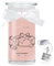 JuwelKerze Fluffy Strawberry Cheesecake Halskette Silber - Schmuckkerze 80 Std - große Duftkerze mit Gourmandem Duft - hellrosae Kerze mit Schmuck Überraschung - Geschenke für Frauen, Geburtstag