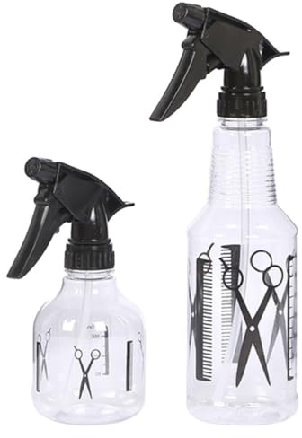 2Pcs Adjustable Spray Bottle Set for Hair Salons and Home Use - Fine Mist Watering can for Hairdressing and Barber Shops in Assorted Colors