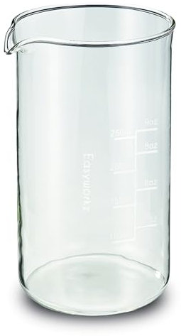 Easyworkz Gobelet de rechange en verre borosilicate pour cafetière à piston 350 ml