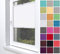 Home-Vision® Premium Plissee Faltrollo ohne Bohren zum Kleben Innenrahmen Blickdicht Sonnenschutz Jalousie für Fenster & Tür (Weiß - Höhe 200cm x Breite 65cm)