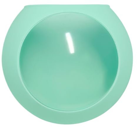 Vaso da fiori, fioriera da parete, serbatoio per pesci da parete, vaso trasparente per terrario, design trasparente, materiale in silicone senza foratura necessaria terrario trasparente supporto per