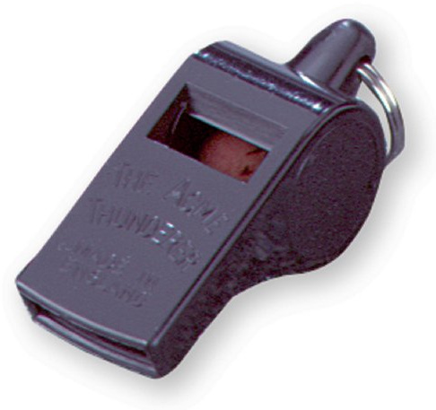 Acme Unisex Whistles ACME THUNDERER PLASTIC WHISTLES 660, Black, Nicht zutreffend UK