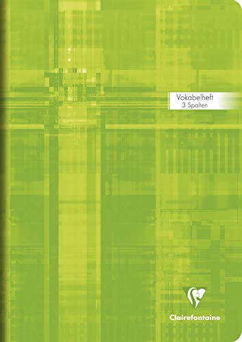 Clairefontaine 31289C - Cahier Vocabulaire A4 80p Ligné 2 Marges Centrales