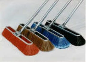 Fine Brush, Blue, Steel, Bolt-On, 23 in. (4-PK)
