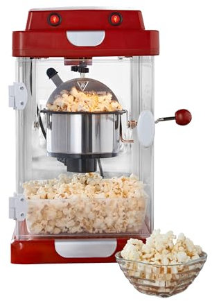 Global Gizmos Giant Cinema Style Popcorn Maker / Extra Large Capacity / Movie Nights, Sleepovers, Kids Parties