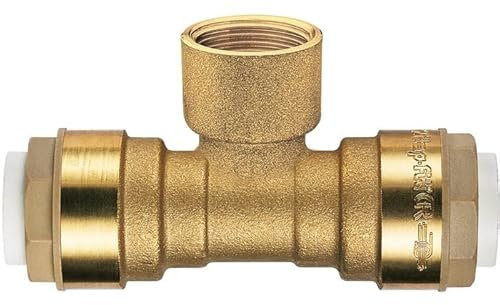 Raccord laiton en T à emboîtement - diamètre 14 mm - Itap