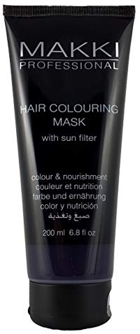 Makki halvpermanent hårfärg mask färg och näring lila/violett