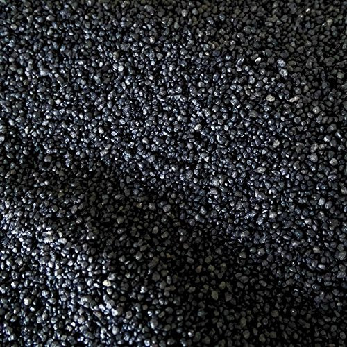 MGS SHOP Dekokies Zierkies Deko DIY Kies Granulat Splitt - Farbe wählbar (5 kg, Nero schwarz 0,6-1,2)