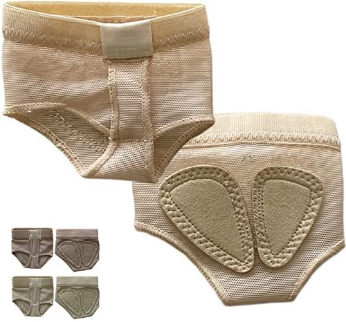 DANCEYOU Foot Undies Thongs 1/2 Pairs Lyrical Dance Paws Pads Ballet Belly Contemporary Dance Shoes for Kids Women and Men 1 Pairs, XS