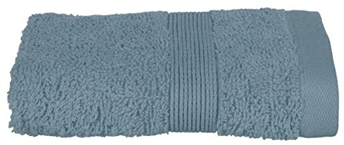 Atmosphera - Gästehandtuch Essentiel - 450 g/m² Baumwolle - sturmblau 30 × 50 cm - Sturm blau
