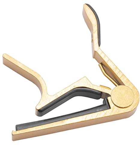 vhbw capodastro para guitarra, guitarra eléctrica - Curvado, oro