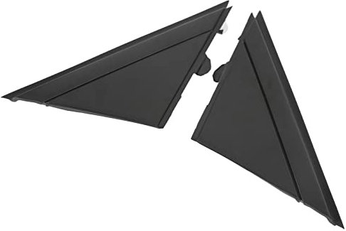 couverture drapeau retro fiat 500 2009,Miroir Triangle Noir Brillant Fiat 500,Couvercle De Drapeau De Rétroviseur De Porte 1Sh17Kx7Aa Remplacement De Garniture De Plaque Triangulaire Gauche Droite Pou