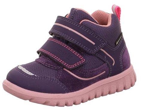 Superfit Mädchen Sport7 Mini Leicht Gefütterte Gore-tex Sneaker, Lila Rosa 8510, 30 EU