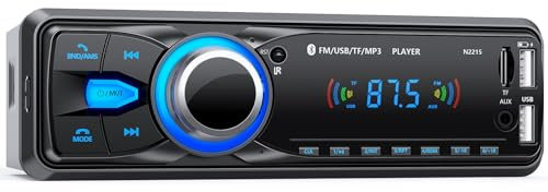 Autoradio Bluetooth,CENXINY Auto Radio Bluetooth 1Din Autoradio FM 2USB/AUX/SD Karte/MP3-Player Fernbedienung, Unterstützung für iOS/Android