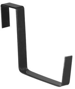 LOKUS 2 Stücke Blumenkastenhalterung Balkonkastenhalterung Halterung Balkonkasten IV [Schwarz Matt]