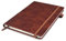Uootach Notizbuch A5 liniert, PU Leder Hardcover-Tagebuch 200 Seiten 80G Dowling-Papier, Quadratisch mit Gummibandm, Geeignet als Tagebuch, Schreibbuch, Notizblock, Zeichnung, Projekt (Braun)