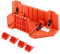 14-Zoll-Gehrungssäge, Rutschfestes Design, Gehrungsbox, Hochfester ABS-Gehrungsblock, Astsäge, Holzschneiden, Handsäge, Winkel 0°, 22,5°, 45°, 90°