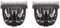 2Stück Ersatzklingen kompatibel Mit PanaSonic X-Taper Blade DGP72,WER9902,Ersatzklingen für ER-GP80/ER1611/ER1512/ER1511/ER1510/ER1610/ER160/ER153/ER152/ER151