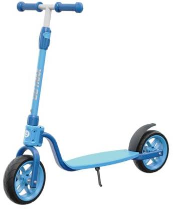 Gotrax KS8 Kick Scooter for Kids 5+, Large 8 Wheels and Height Adjustable Handlebar, Sturdy Wide Deck & Rear Brake, Detachable for Easy Storage, 2 Wheels Kids Scooter, Gift for Boys & Girl, Blue