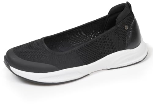 Isotoner Ballerines Femme Slip on Sport Souple et légère | Technologie EVERYWEAR™ - Semelle à mémoire de forme