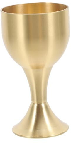 Hemobllo Calice Per Vino Da Altare in Lega Tazza Squisita Per Offerte Decorativa e Resistente All Usura Pratica Per Uso Quotidiano