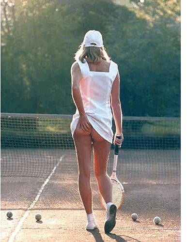 Pyramid International Tennis Girl Canvas Print, Multi-Colour, 60 x 80 cm