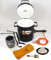DEVIL-FORGE 10KG FOUR DE FUSION DES MÉTAUX AU PROPANE modèle FB2Mb Set Complet avec 1 brûleur DFC (180 000 BTU), Creuset Pince Gants pour fondre Des Métaux Forgerons 1450°C Bronze Cuivre Laiton Argent
