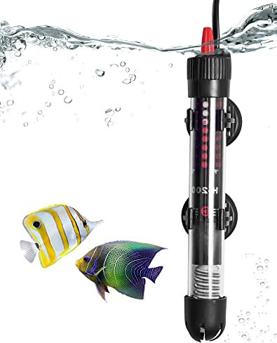 NETONDA Aquarium Heizung 30l 25W Aquarium Heizstab einstellbar Aquariumheizer mit Thermostat Regelheizer für Fischtanks und Aquarium (20-34°C, 25W)