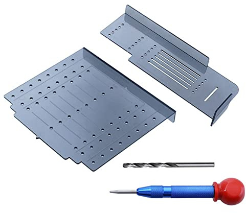 Silver Cabinet Pull/Knob Hardware Template Tool - Plastic Pull/Knob Templates