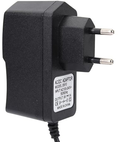 Netzteil Netzadapter 9V 500Ma, 9V Adapter Pedal Universal Netzteil 9V AC/DC Gitarrennetzteil Gitarreneffektpedal Musikinstrumentenzubehör (EU-Stecker 100-240 V)