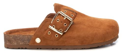 REFRESH - Zueco Mujer Camel - Calzado Cómodo y Versátil - Moda Casual - Modelo 17253802 (Talla 37)