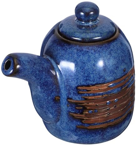 Cabilock Dispensador de salsa de soja japonesa: vinagrera de cerámica para sashimi - Botella vintage para vinagre de soja - Olla para sushi en restaurantes de cocina