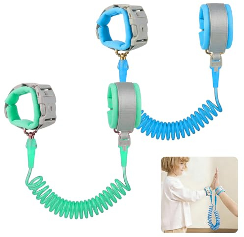 2PCS Toddler Reins, 1.5M Child Wrist Strap Safety Harness for Walking