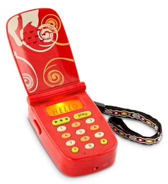 B. toys - Hellophone - Rouge - Téléphone à Bascule interactif - Lumières et Sons - Téléphone Jouet pour Enfants - 18 Mois et +