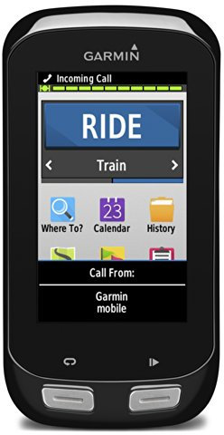 Garmin Edge 1000 Touchscreen GPS Bike Computer with Premium Heart Rate Monitor, Speed and Cadence Sensors - Black