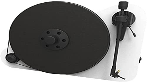 Pro-Ject VT-E R, Vertikaler Plug&Play Plattenspieler, Rechtshänder (Weiß)