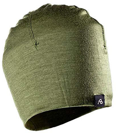 A.Blöchl Sportliches Beanie Lite Merino aus Wolle (Oliv)