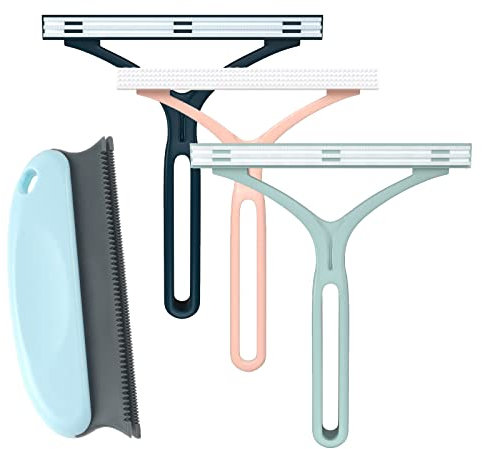 DINGFENG Wiederverwendbarer Magische Pfoten Fusselbürste, fusselentferner Kleidung 4 Stück, Lint Remover, pet Hair Remover, Tierhaarentferner zum Weben von Mänteln, Teppichen, Sofa