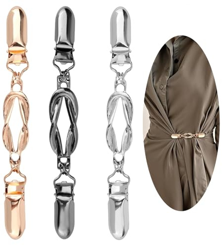 AOOTUERL 3 Pièces Clips à Cardigan Rétro, Clips Pull Vintage, Cardigan Clip, pour Femmes Filles, pour Cardigans, Capes, Robes et Chemises Attache Écharpe et Gilet