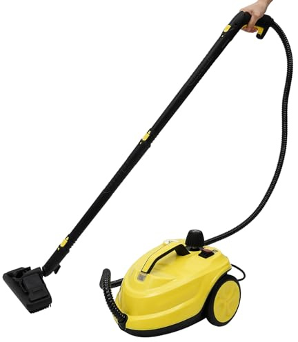 Pulitore a vapore, 2000 W, con 13 accessori e cavo di alimentazione da 3 m, serbatoio dell'acqua da 1,8 l, macchina per la pulizia di forni, tappeti, divani, tappezzeria, giocattoli e pavimenti