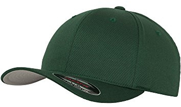 Flexfit, Mütze aus gekämmter Wolle, für Erwachsene, 6277, Grün, 6277 S-M