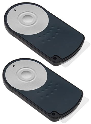 OTOTEC 2PCS RC-6 IR Control Remoto Inalámbrico Compatible con Canon 650D 70D 700D 60D 5D2 800D Cámaras Disparador de Repuesto Disparador de Cámara Infrarroja