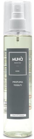 MUHA' | Profuma Tessuti Spray, Fragranza Fiori di Cotone, Formato 250 ml