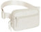 Sdhgerh Vielseitig Bauchtasche Herren Damen Wasserdicht Stylische Gürteltasche Sport Hüfttasche 4 Fächer für Alle Outdoor Aktivitäten Geeignet 20x4x14 cm Reis-Weiß